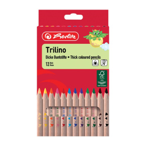 Pastelky Herlitz TRILINO Jumbo 12 ks Pastelky Herlitz TRILINO Jumbo 12 ks
