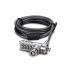 DICOTA Security Cable T-Lock combination masterkeyed 3x7mm slot