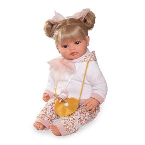 Bábika Beni s malou taškou 42 cm, so zvukom