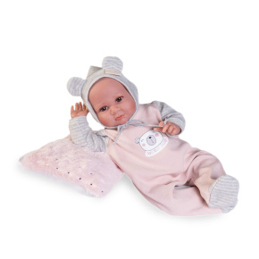 Bábika - novorodenec Luca so svietiacou nášivkou v tme, 42 cm Bábika - novorodenec Luca so svietiacou nášivkou v tme, 42 cm