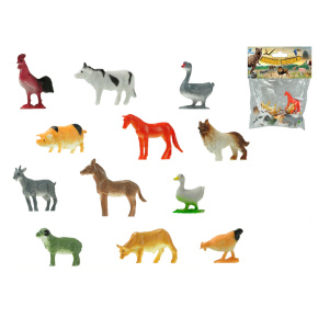 Zvieratka farma 3-5cm 12ks v sáčku