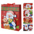 Darčeková taška vianočná 18x8x24 cm (4x 3D motív)