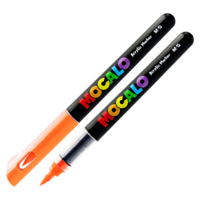 Popisovač M&G MOCALO Acrylic Marker, štetcový hrot - Neon Orange 300 Popisovač M&G MOCALO Acrylic Marker, štetcový hrot - Neon Orange 300
