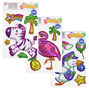 Nálepky balónové 3D na stenu (mix 11 dizajnov /cena 1 bal.) Nálepky balónové 3D na stenu (mix 11 dizajnov /cena 1 bal.)