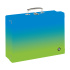 Kufrík lamino hranatý A4 OXY Ombre Blue- green
