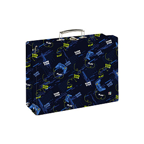 Detský kufrík lamino hranatý A4 OXY NEXT Gamer