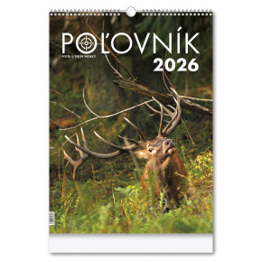 Kalendár nástenný Poľovník 2026