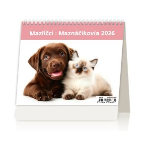 Stolový kalendár 2026 MiniMax Mazlíčci/Maznáčikovia