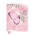 Pamätník JUNIOR 14x18 cm, 80 list. čistý so zámkom - Butterfly
