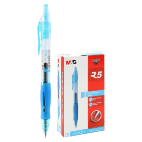 Pero gelové M&G R5 hrot 0,7 mm - svetlo modrá náplň Pero gelové M&G R5 hrot 0,7 mm - svetlo modrá náplň