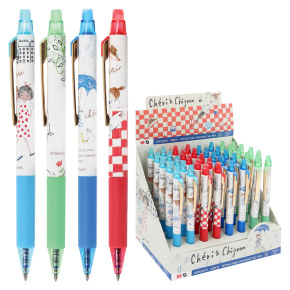 Pero gélové /gumovacie M&G iErase Chéri & Chignon 0,7 mm - modrá náplň Pero gélové /gumovacie M&G iErase Chéri & Chignon 0,7 mm - modrá náplň