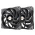 THERMAL TAKE Ventilátor Toughfan 12 2-Pack, 2x120mm, černá