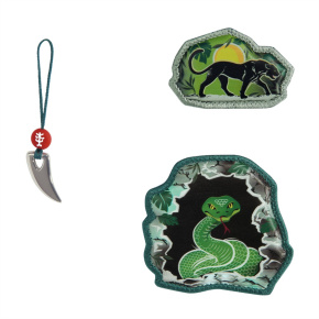 Doplnkový set obrázkov MAGIC MAGS Jungle Snake Naga k aktovkám GRADE, SPACE, CLOUD