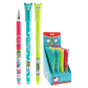 Pero gélové /gumovacie M&G iErase So Many Cats Pencil 0,7 mm - modrá náplň Pero gélové /gumovacie M&G iErase So Many Cats Pencil 0,7 mm - modrá náplň