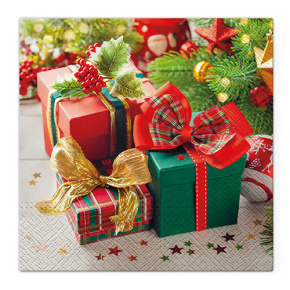 Obrúsky TaT 33x33cm Gifts with Bow Obrúsky TaT 33x33cm Gifts with Bow