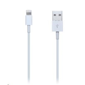 CONNECT IT Wirez kábel HQ Lightning - USB, biely, 2 m (pre iPhone, iPad)