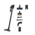 Samsung 2-in-1 stick vacuum Battery Dry Bagless 580 W Black, Chrome, Green, Wood, EU
