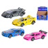 Auto športové 10cm 1:43 kov spätný chod 4druhy v krabičke 24ks v DBX