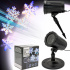 Rotačný LED projektor "snehové vločky" (vonkajšie použitie)