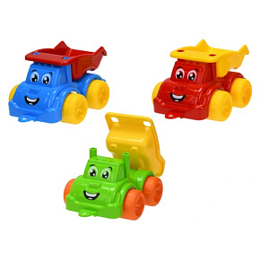 Auto veselé sklápačka 21cm 3farby 12m+
