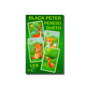Čierny Peter/Pexeso/Dueto les 3v1 7x10,5x1,5cm  31ks v krabičke