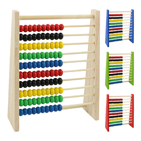 Počítadlo drevené 16x20x5 cm (mix /cena 1ks)