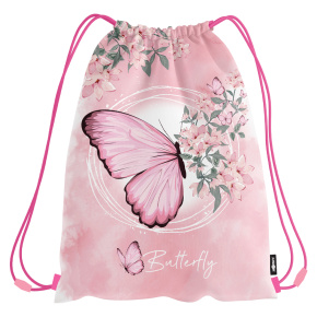 Vrecko na prezuvky s potlačou JUNIOR S8 - Butterfly