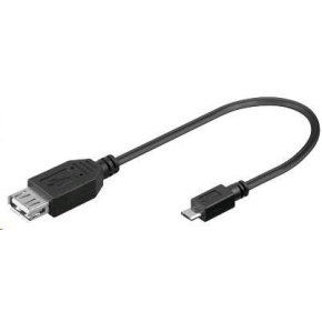 PREMIUMCORD Redukcia USB 2.0 A - Micro B OTG, kábel (F/M, kompatibilný s On The Go) PREMIUMCORD Redukcia USB 2.0 A - Micro B OTG, kábel (F/M, kompatibilný s On The Go)