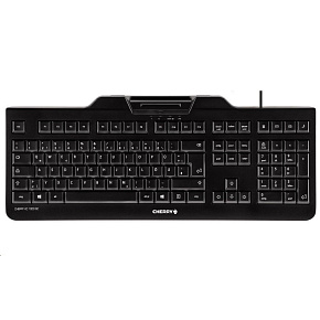 CHERRY klávesnice se čtečkou karet KC 1000 SC/ USB/ ISO 7816 podporované karty/ černá/ CZ layout CHERRY klávesnice se čtečkou karet KC 1000 SC/ USB/ ISO 7816 podporované karty/ černá/ CZ layout