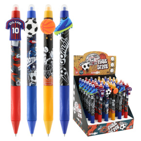 Pero gélové /gumovacie JUNIOR Free Style 0,5 mm - modrá náplň Pero gélové /gumovacie JUNIOR Free Style 0,5 mm - modrá náplň