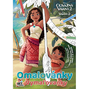 Omaľovanky JM A4 - Vaiana 2 Omaľovanky JM A4 - Vaiana 2