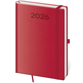 Diár 2026 týždenný A5 Print Pop - malinová