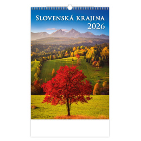 Nástenný kalendár 2026 Slovenská krajina