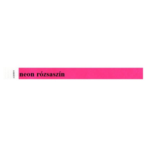 Identifikačný náramok, 3/4", Tyvek, NEON ružový, 100 ks