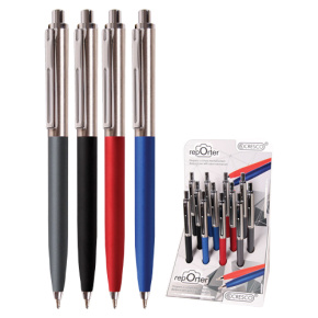 Pero guľôčkové REPORTER (mix /cena 1ks) modrá náplň