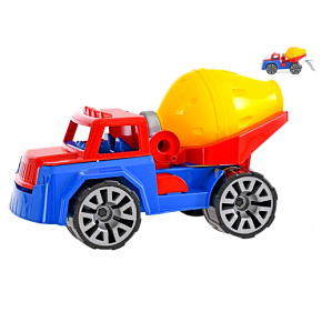 Auto stavebné miešačka v sieťke