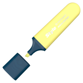 Zvýrazňovač CENTROPEN 6252 Style Soft (klinový hrot 1-4,6 mm) - žltá