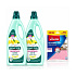 SANYTOL Floor DUO pack - univerzálny čistič 1L Lemon + Vileda univerzálna handrička 1ks