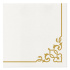 Obrúsky PAW AIRLAID 40x40 cm - Elegant Frame Gold