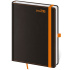 Diár 2026 týždenný A5 Black Orange s putkom na pero