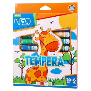 Farby temperové Neo Fantasy 6 ml /sada 20 ks