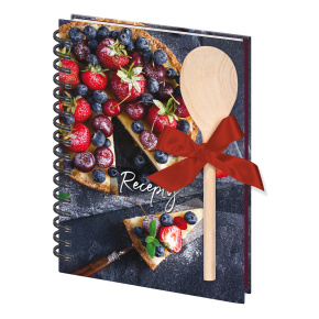 Kniha na recepty A5 s vareškou Cheesecake Kniha na recepty A5 s vareškou Cheesecake