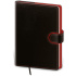 Diár 2026 týždenný A5 Flip - čierno/červená