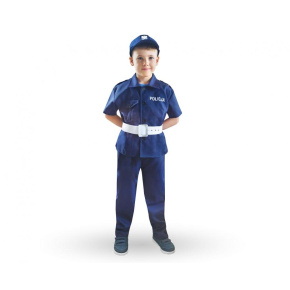 Detský kostým Policajt, veľkosť 110/120 cm