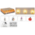 Svetelná reťaz Halloween figúrky 10x LED, dĺžka 135 cm