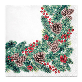 Obrúsky PAW L 33x33 cm Winter Branches Obrúsky PAW L 33x33 cm Winter Branches