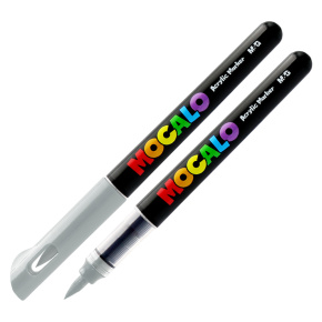 Popisovač M&G MOCALO Acrylic Marker, štetcový hrot - Grey 415 Popisovač M&G MOCALO Acrylic Marker, štetcový hrot - Grey 415