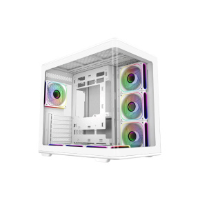 Cooler Master case Elite 600, ATX, Průhledná bočnice, 7x 120mm ARGB Fan, Bílá Cooler Master case Elite 600, ATX, Průhledná bočnice, 7x 120mm ARGB Fan, Bílá