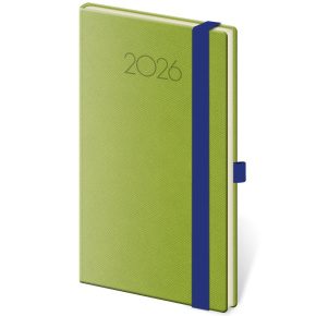 Diár 2026 týždenný vreckový New Praga - green Diár 2026 týždenný vreckový New Praga - green