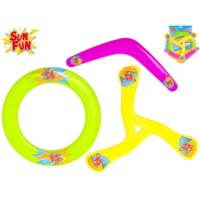 Sun Fun frisbee set 3ks na karte